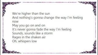 Keane - Higher Than the Sun Lyrics