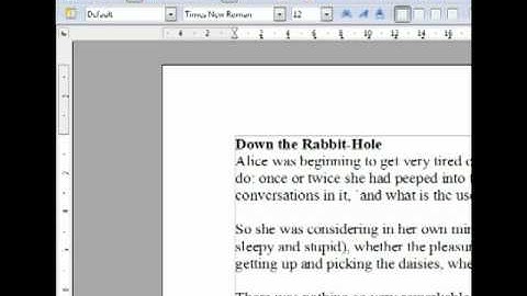 Handle nonprinting characters in LibreOffice