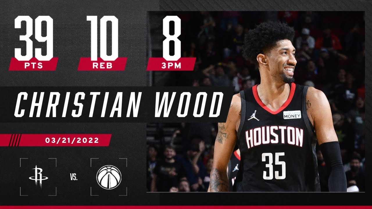 Christian Wood goes 'STEPH CURRY MODE' in Rockets' LARGEST