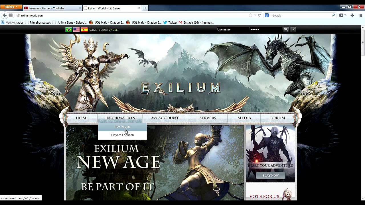 Como usar tradutor; How to use translator - Forum - L2 Exilium