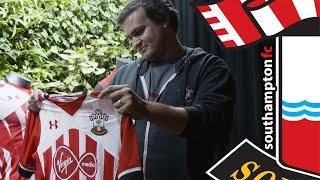 Baltimore to Southampton: Saints fan Ed Powell brings the new kit home