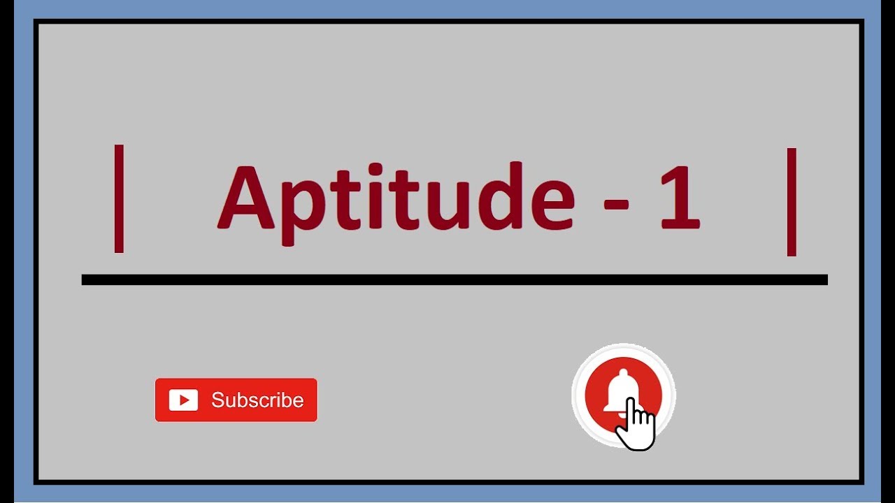 aptitude-1-youtube