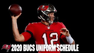 Bucs Reveal 2020 Uniform Schedule!
