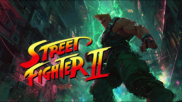 Street Fighter II Guile’s Theme 1-Hour Synthwave Remix | Retro VGM #gamemusic #streetfighter