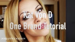 Kat Von D One Brand Makeup Tutorial