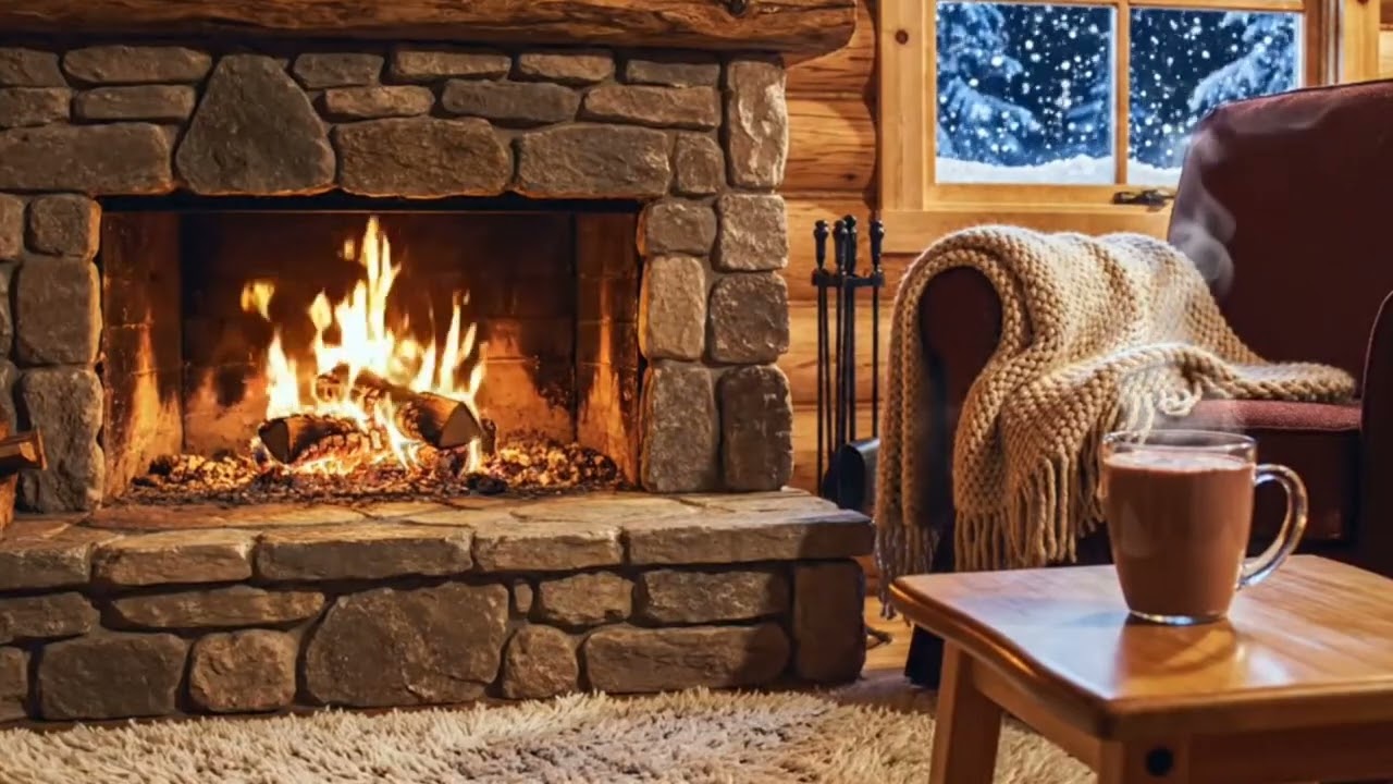 Fire Ambience - Fireplace Relaxing Background (Muhii)