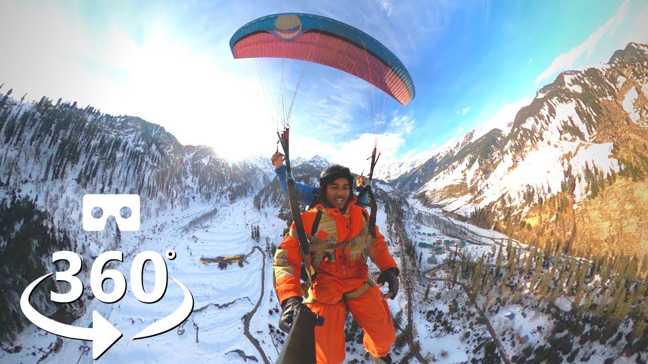 VR 360 Video | Paragliding in Manali Go Pro Max