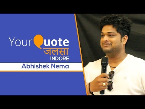 'मैं वोटर बेचारा' by Abhishek Nema | Hindi Poetry | YQ - Jalsa 1 (Indore)