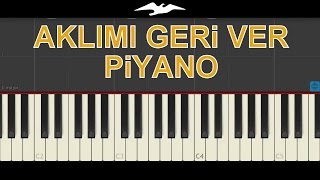 Aklımı Geri Ver Seksendört Piyano Tutorial Resimi