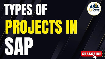 Types of Projects in SAP