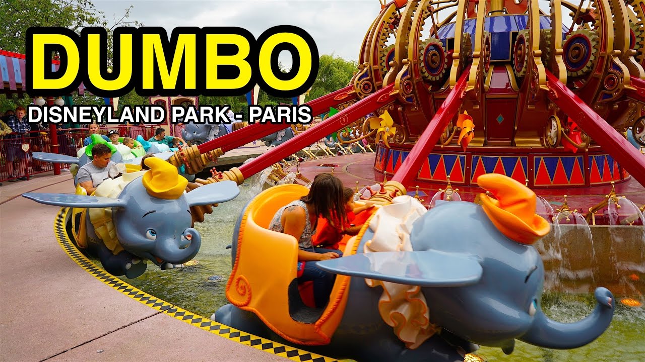 walt disney entrepreneur [4K] Dumbo the Flying Elephant - Parisian Spin : Disneyland Park (Paris, France)