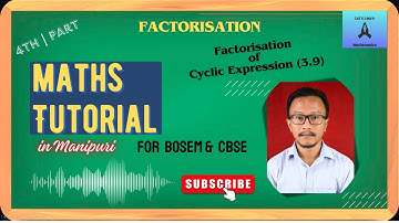 Class 10 || FACTORISATION || Part 4 || BOSEM || Manipur