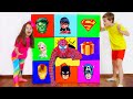 Super Hero Cube Box story for children - Nick and Poli