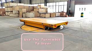 Construction Site Electric Railway Transporter Trolley/10t Battery Operated Rail Transfer cart