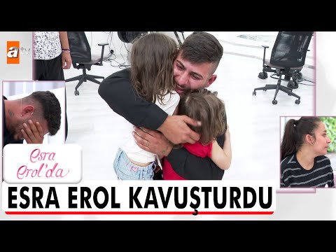 Ali Kemal günler sonra çocuklarını gördü!  - Esra Erol'da 9 Mayıs 2024