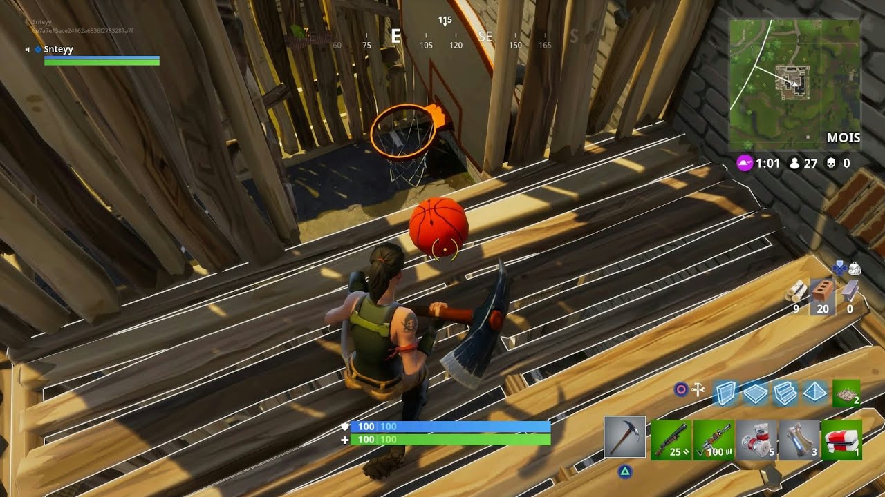 Peutont mettre un panier de basket sur fortnite ? YouTube