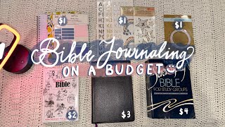 Affordable Bibles and Bible Journaling Supplies | thrifted & Dollar Tree finds