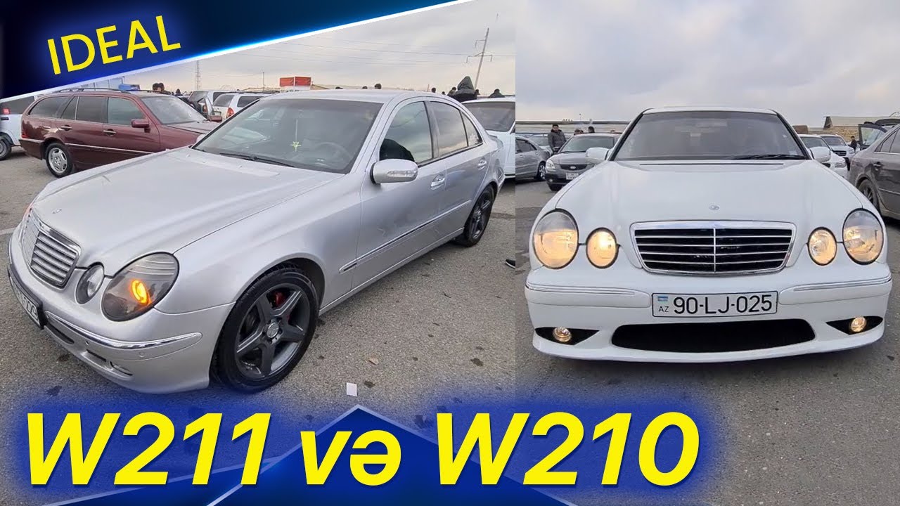 W210 yoxsa W211 seçərdiz? 4 fara və Panorama Mercedes qiymətləri @masinbaz @tajafarov