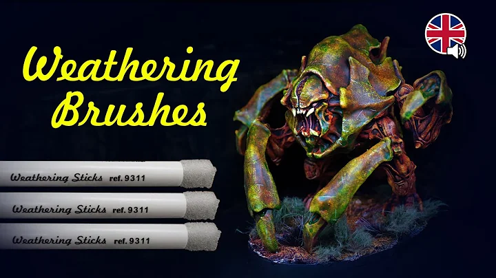 Painting Tyranid with Weathering Sponge Brushes