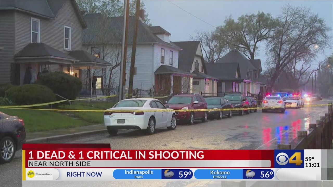 IMPD: 1 dead, 1 critical after shooting on Indy's near north side - YouTube