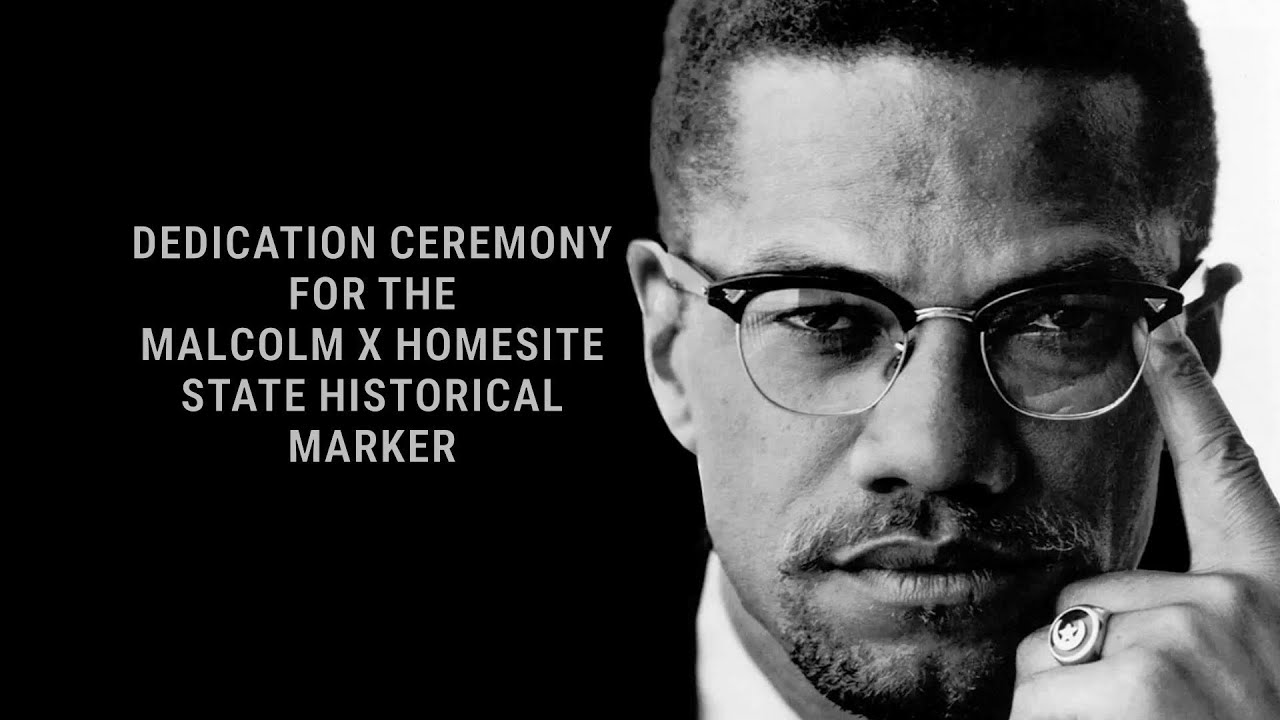 Malcolm X Homesite State Historical Marker Dedication Ceremony in Lansing