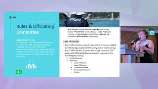 GPF Rules and Officiating Committee by Justin Maloof, USA Pickleball