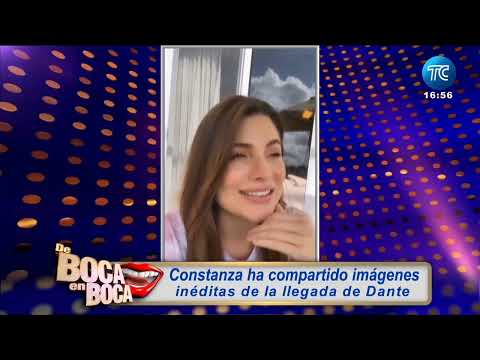 Constanza Báez es feliz viviendo su etapa de madre