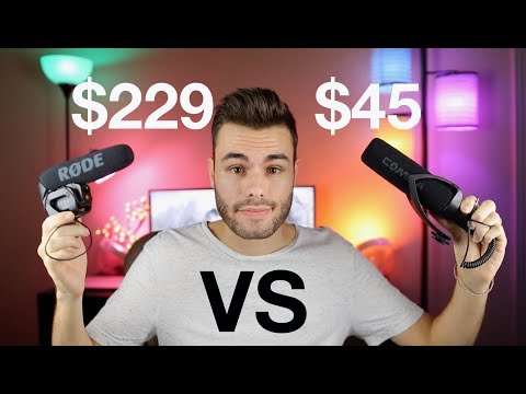 $45 vs $229 - Comica V30 vs Rode VideoMic Pro