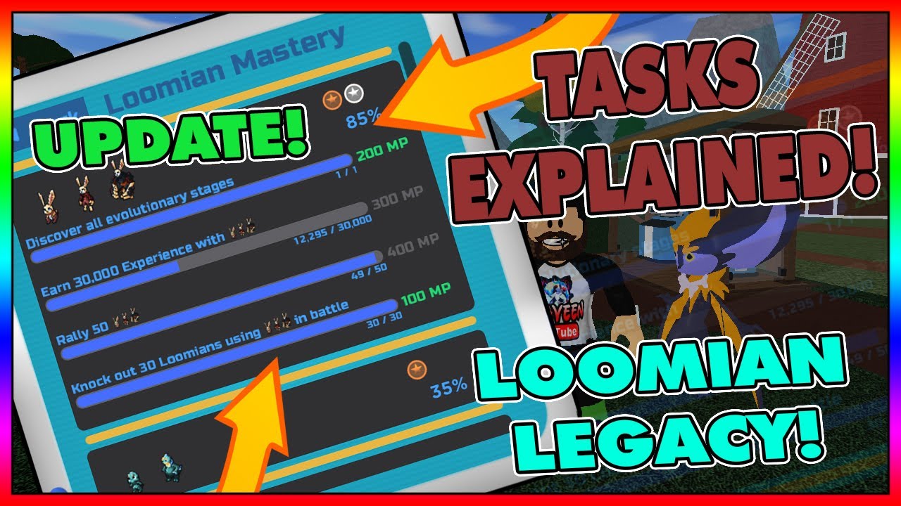[NEW MASTERY UPDATE] EXPLAINED STARTERS #1- Loomian Legacy | Roblox ...