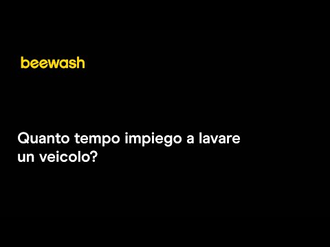 Video: Quanto tempo ci vuole per lavare la tua auto?