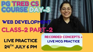 🔥WEB DEVELOPMENT CLASS-2 PART 2 |JAVASCRIPT|GATE CS|UGC NET|ISRO |KVS|TN SET
