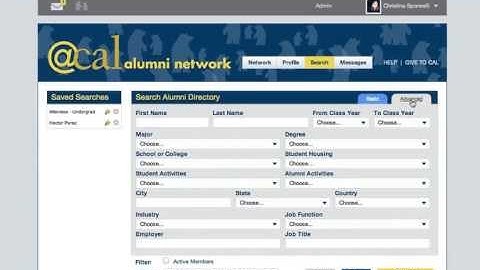 You can contact other Cal alums using UC Berkeley
