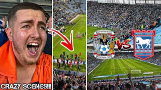 COVENTRY CITY VS IPSWICH TOWN | 1-2 | 3,000 TOWN FANS GO MENTAL AS WE ARE ALMOST PREMIER LEAGUE!!!