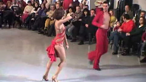 Luis Catena y Lucia Penalba pasodoble