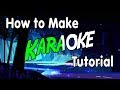 How to make karaokes  vegas pro tutorial