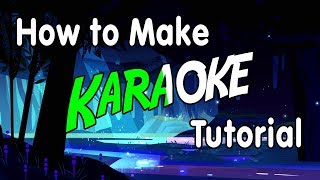 How to Make Karaoke Videos - Vegas Pro Tutorial screenshot 2