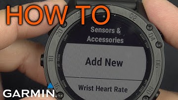 How to Pair Bluetooth and ANT+ devices on Garmin Tactix / Fenix