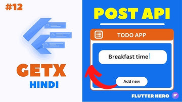 Post api in flutter with Getx Part : 12 | Flutter hero | Getx Flutter  | Flutter api getx