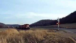 CP 488 chase on the DM&amp;E 3-17-09, Part 1