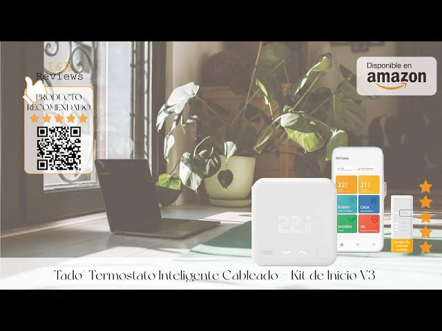 tado° Termostato Inteligente Cableado – Kit de Inicio V3+, Control  inteligente de calefacción, fácil instalación, diseñado en Alemania,  compatible con  Alexa, Siri y Asistente de Google : :  Bricolaje y herramientas