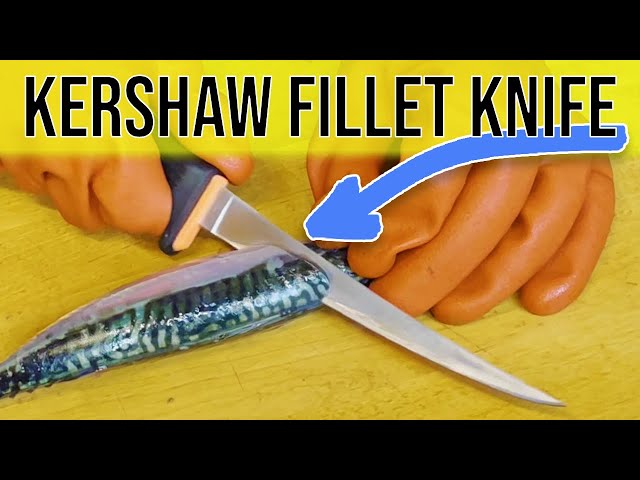 Kershaw Clearwater Fish Fillet Knife with Protective Sheath, 7” Blade