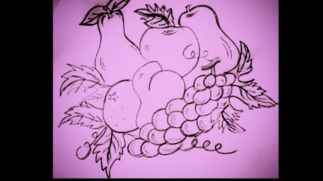 How to Draw How to Draw fruits Easy Drawing Fruits YouTube