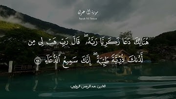 ۞ سورة آل عمران   من صلاة التراويح   القارئ الشيخ عبد الرحمن الزواوي   1438هـ 2017م 🌿🌷