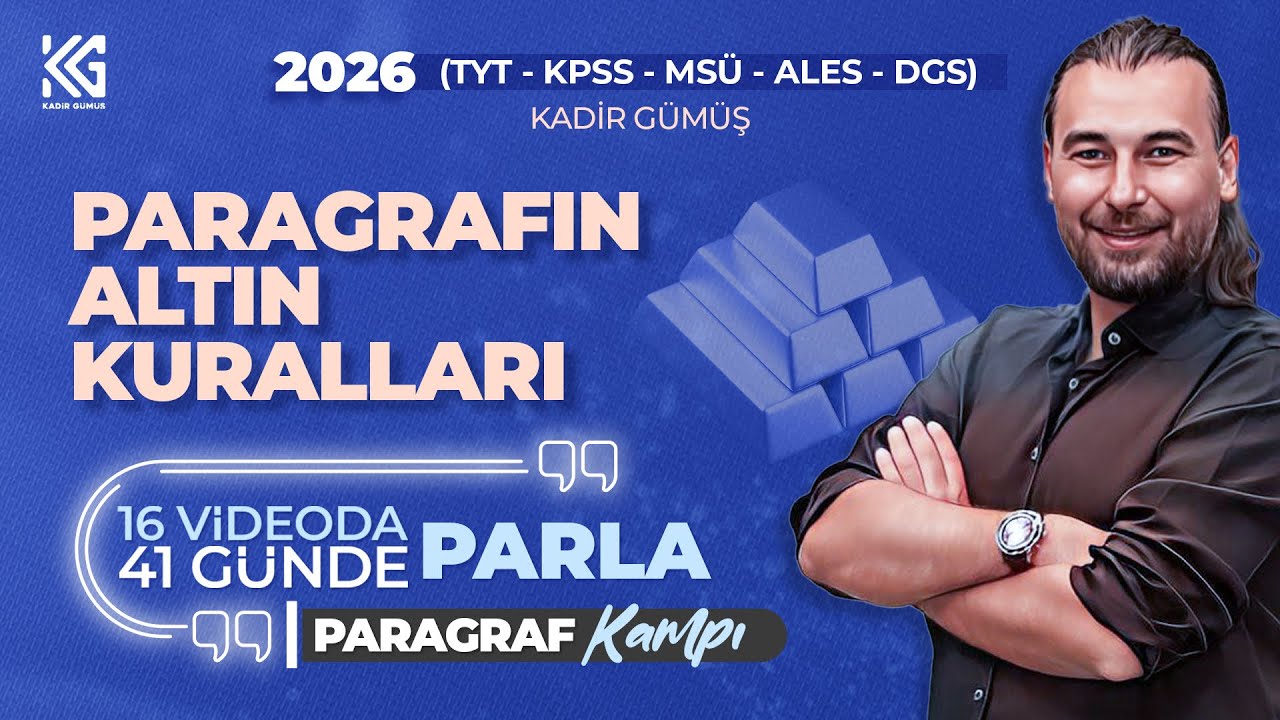 1. PARAGRAFIN ALTIN KURALLARI - PARLA PARAGRAF (KADİR GÜMÜŞ) (2026)