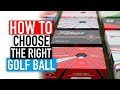 How to choose the right golf ball for YOU!