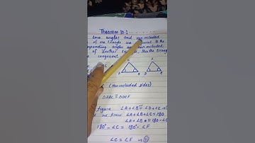 if two angles and their non  included side of one triangle are congruent to the corresponding angles