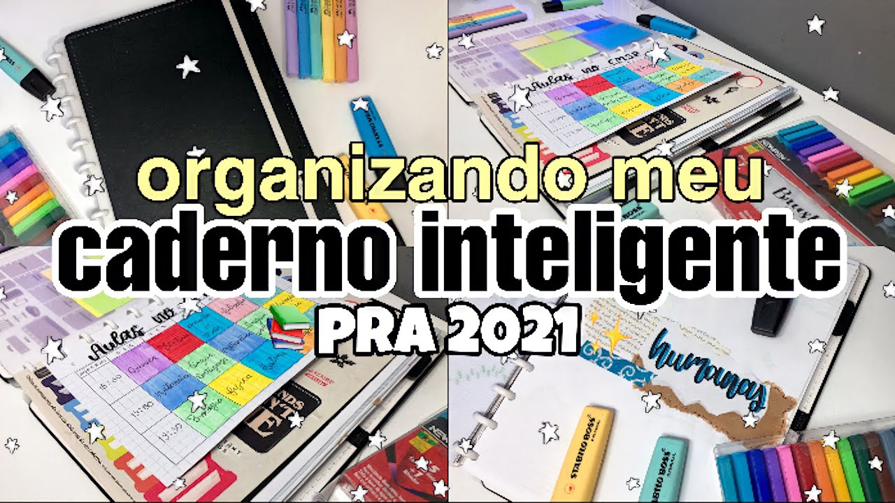 ✨ organizando meu caderno inteligente pra 2021 📚