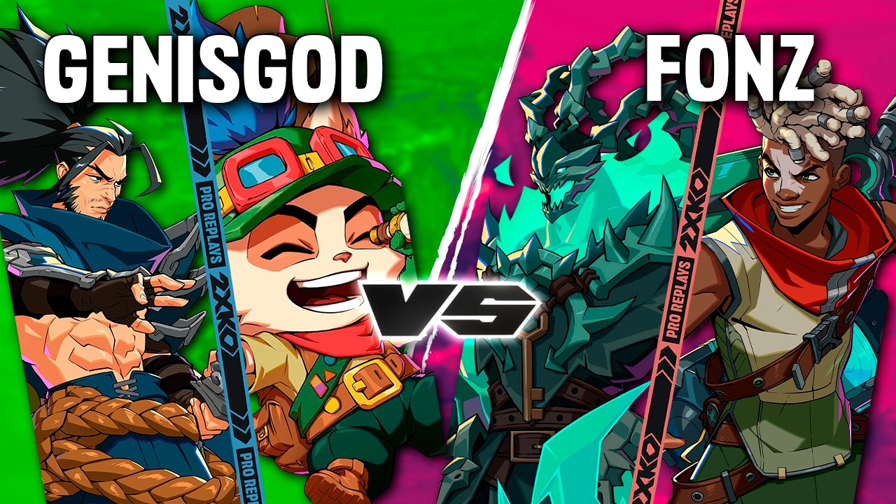 2XKO ▱ GENISGOD (Teemo-Yasuo) vs FONZ (Thresh-Ekko) ▱ 2XKO Pro