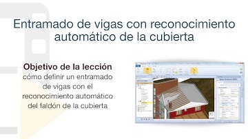 Tutorial de Edificius-Entramado de vigas con reconocimiento automático de la cubierta-ACCA software
