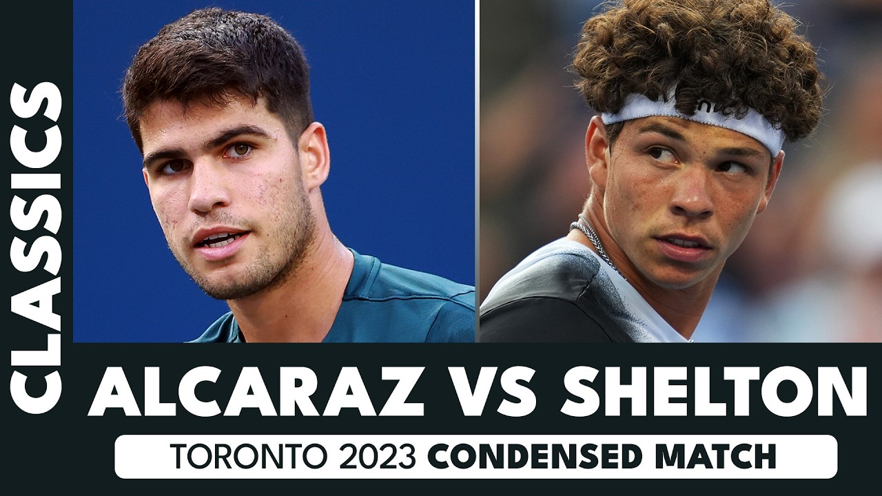 Carlos Alcaraz & Ben Shelton First Encounter 💥 | Toronto 2023 Condensed Match